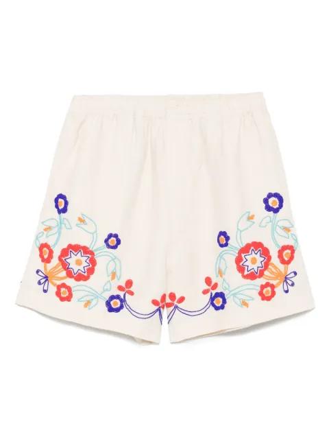 Beaded Garden Party shorts by BODE