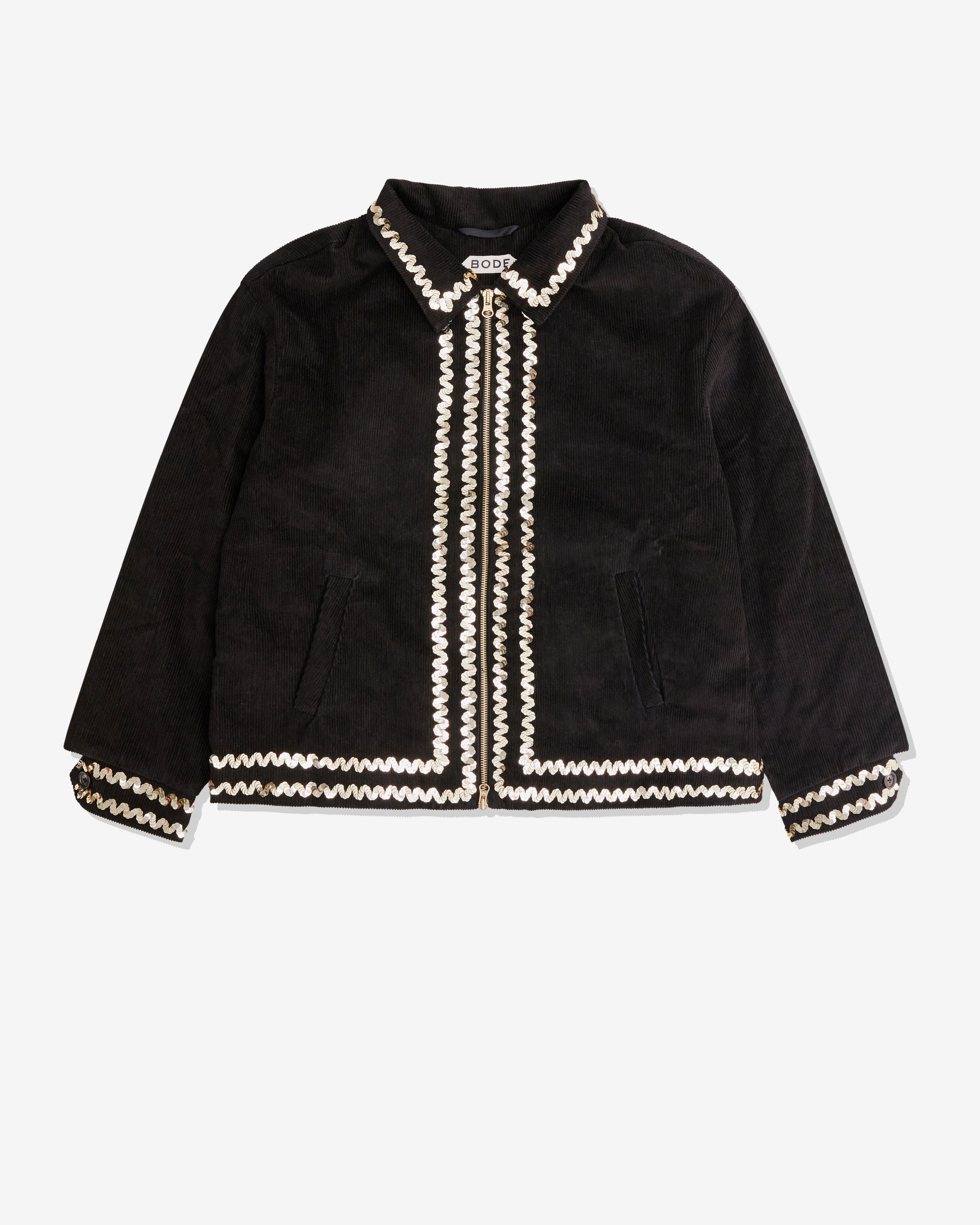 Bode - Men's Bandstand Jacket - (Black) by BODE