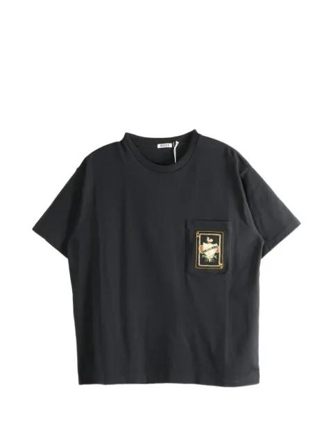 Bullion Card Tee patch-detail pocket T-shirt by BODE