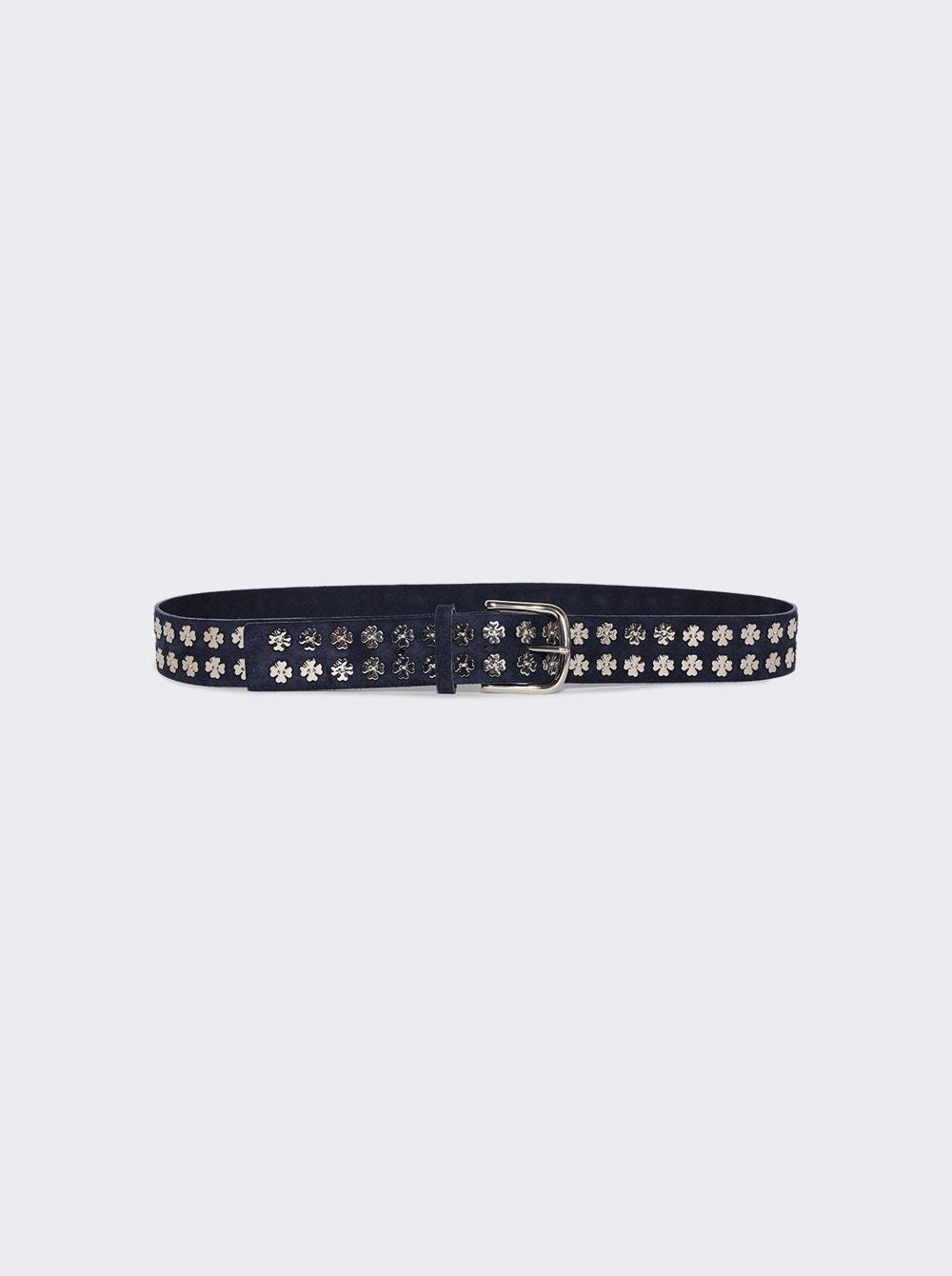 Clover Charm Belt Dark Navy | The Webster by BODE Clover Charm Belt Dark Navy | The Webster by BODE