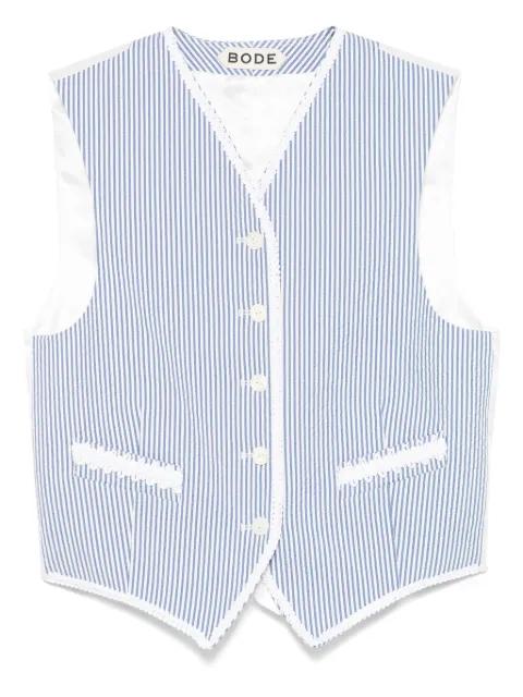 Club Stripe waistcoat by BODE