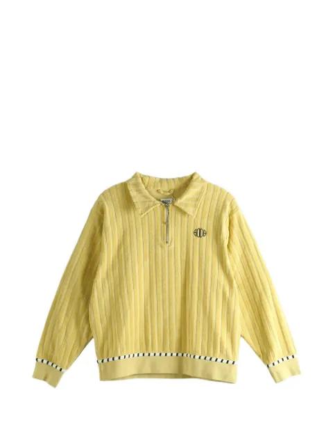 Croquet Ground quarter-zip sweater by BODE