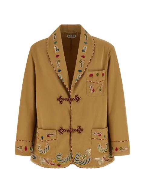Feather Runner Smoking embroidered blazer by BODE