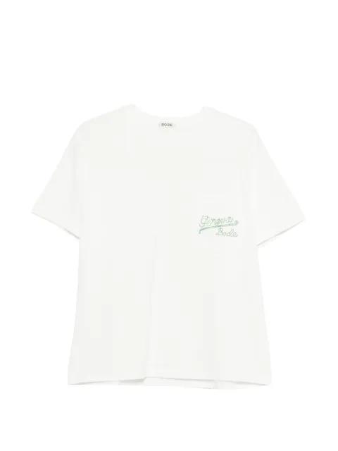 Geneva beaded pocket T-shirt by BODE