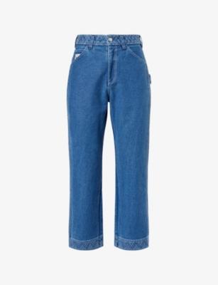 Knolly Brook Embroidered Denim Jeans by BODE