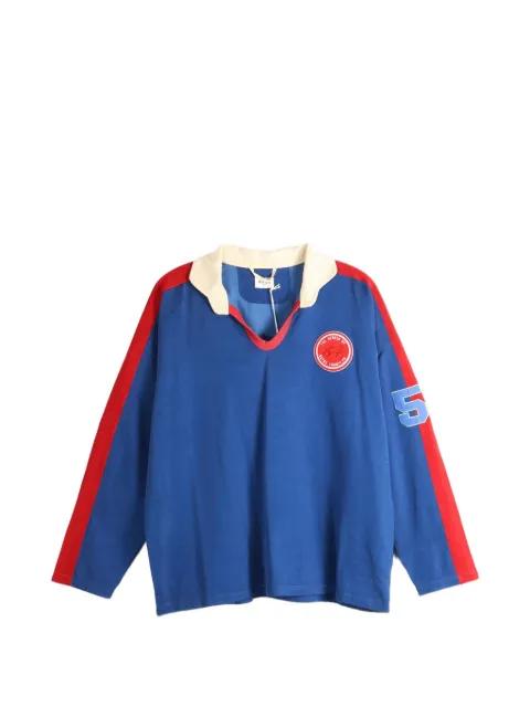 Lakewood logo-patch panelled shirt by BODE