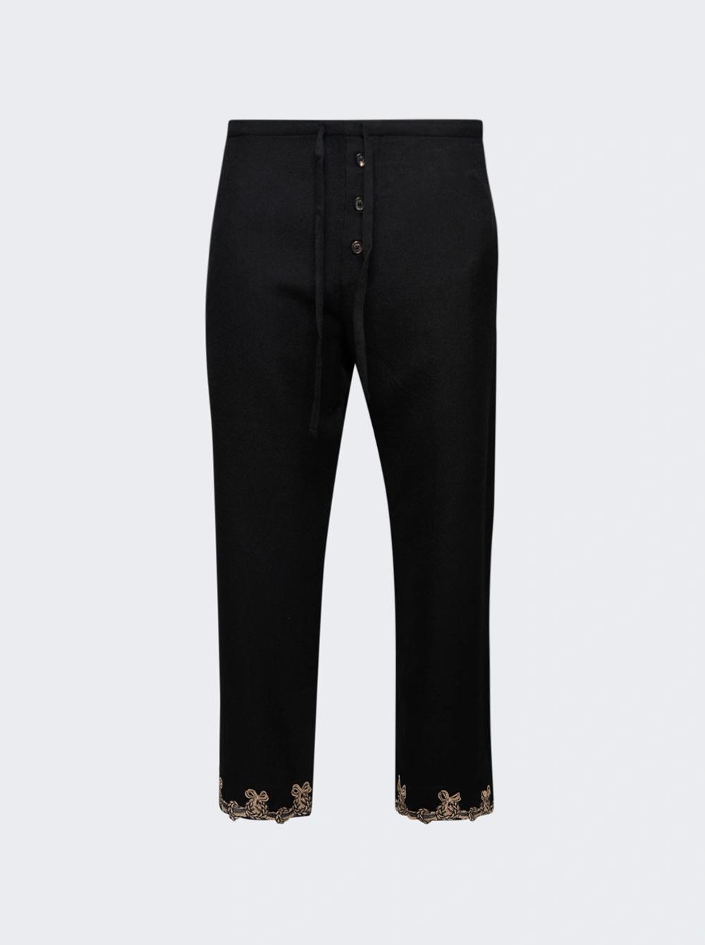 Laurelist Pajama Pants Black  | The Webster by BODE
