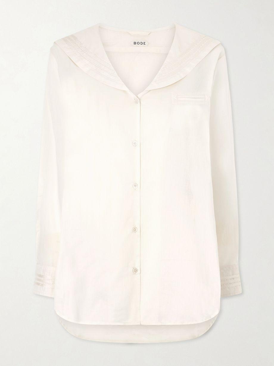 Marina cotton-voile shirt by BODE