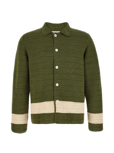 Marsh crochet-knit shirt by BODE