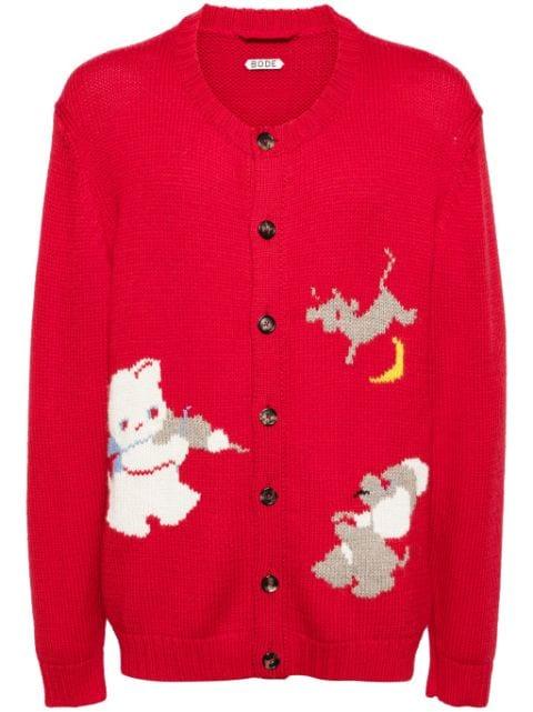 Novelty Prose wool cardigan by BODE