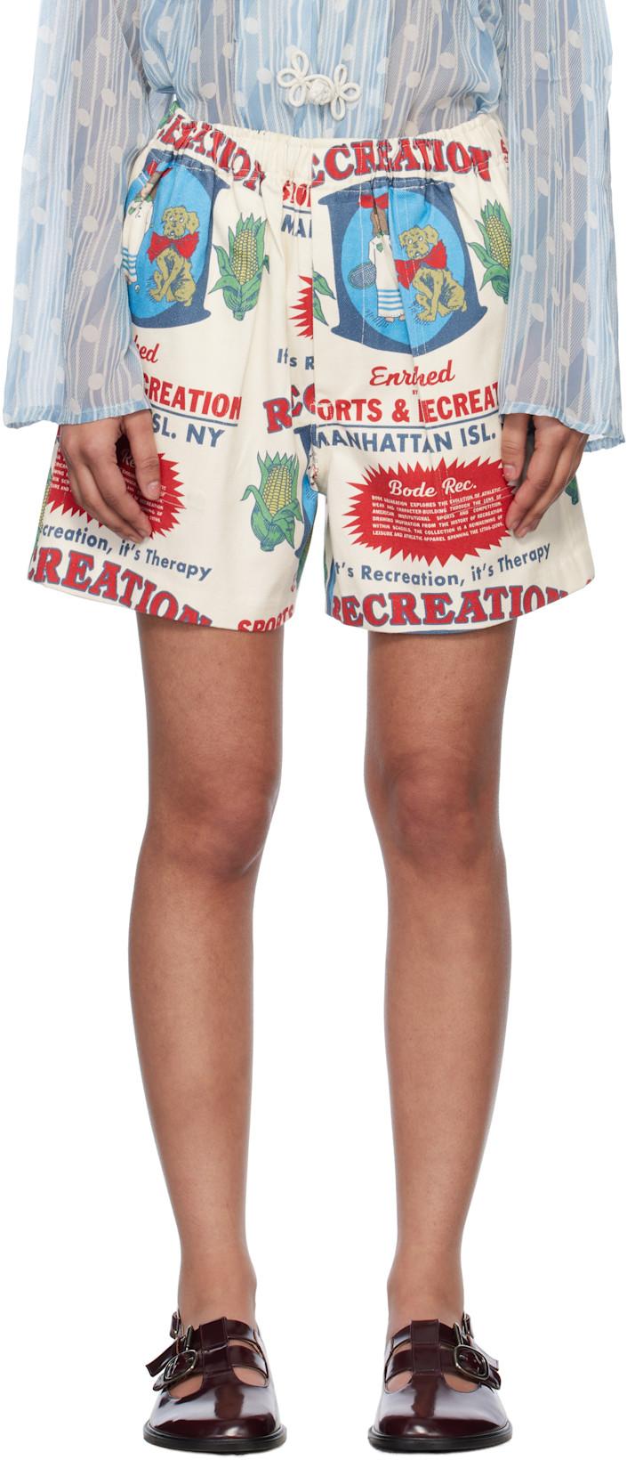Off-White Enrichment Shorts by BODE