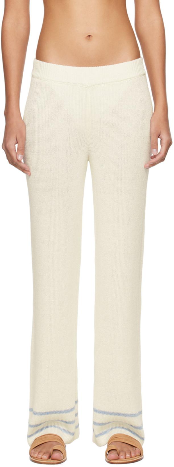 Off-White Quincy Stripe Trousers by BODE