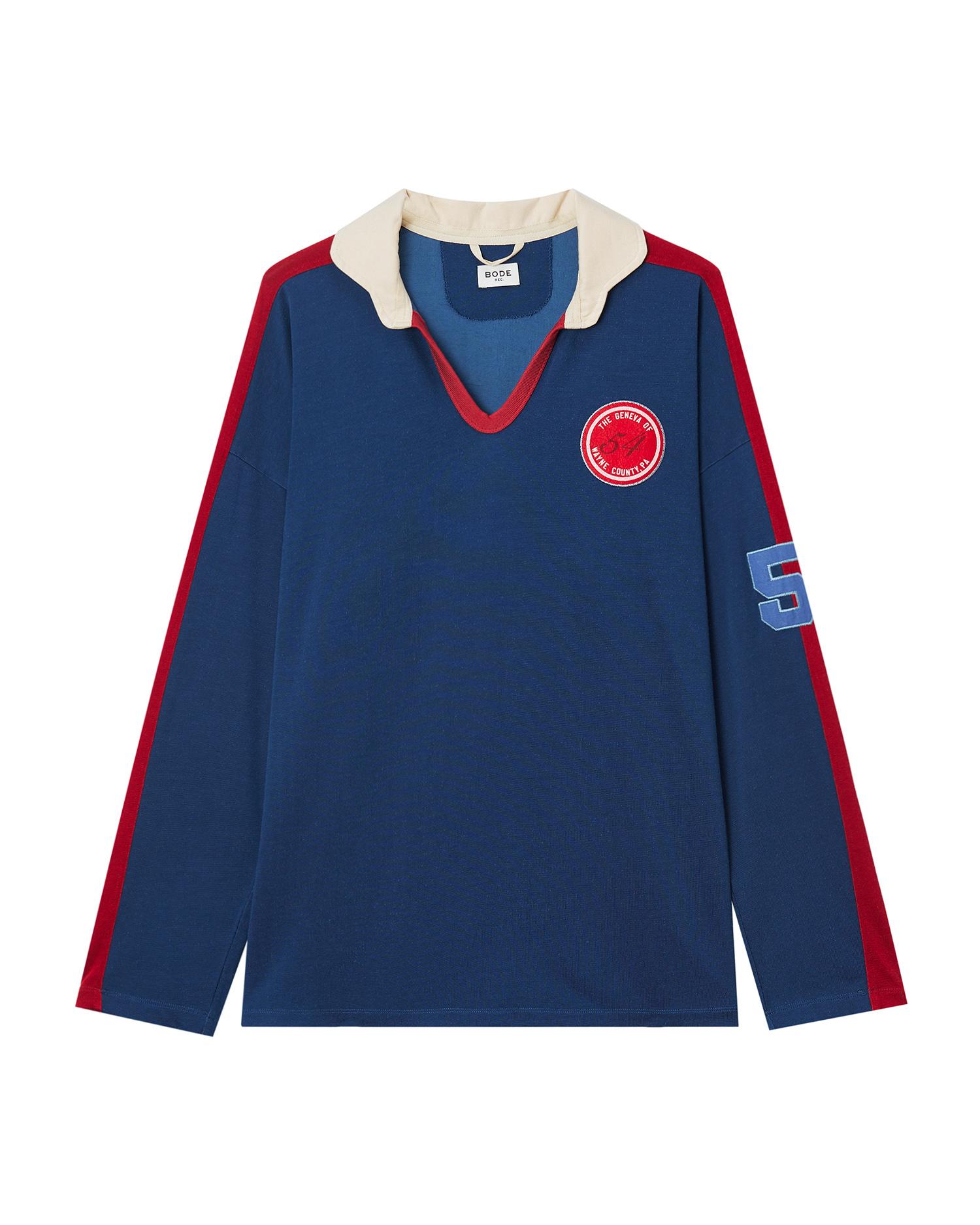 V-neck long sleeve tee by BODE