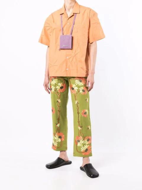 Victorian floral-embroidered trousers by BODE