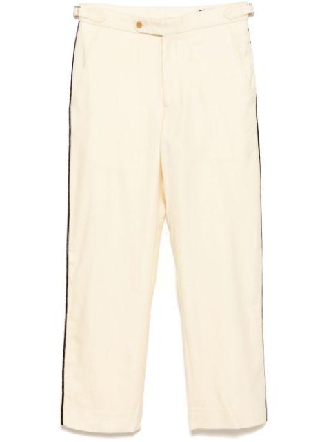beaded player trousers by BODE