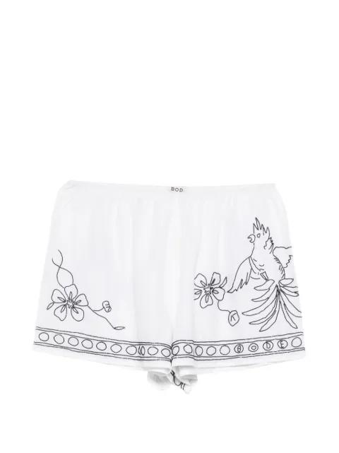 beaded shorts by BODE