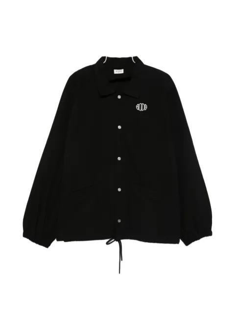 button-fastening logo-embroidery jacket by BODE