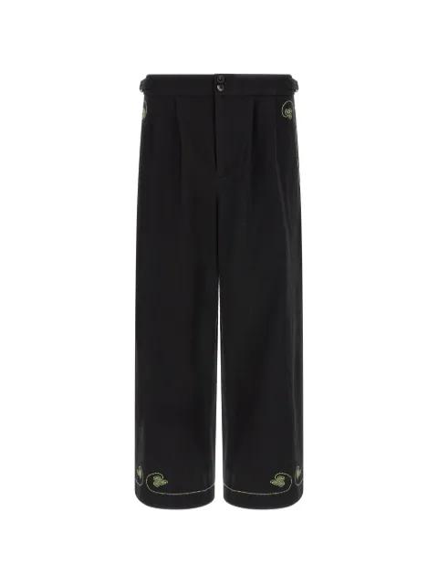 button-fastening trousers by BODE