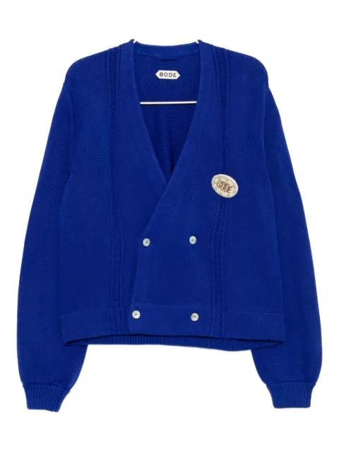 double-breasted cardigan by BODE