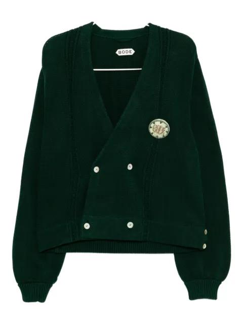 double-breasted cardigan by BODE