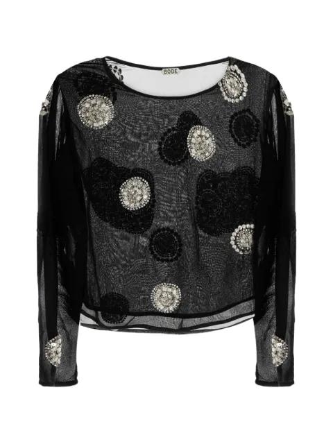 embellished blouse by BODE