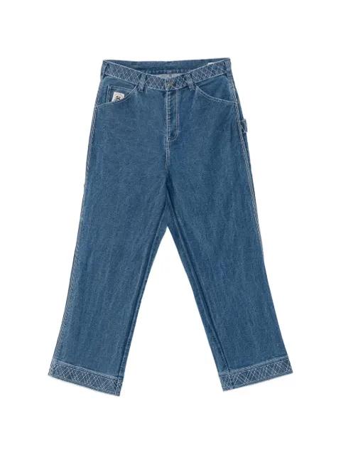 embroidered trousers by BODE