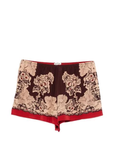 floral tap shorts by BODE