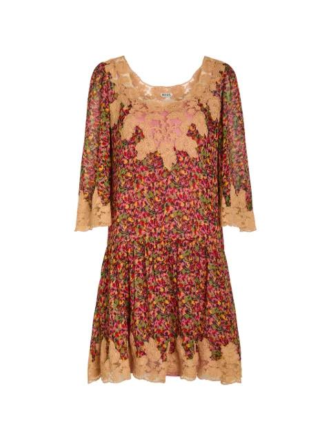 lace-detail mini dress by BODE