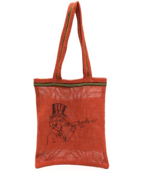 netting tote bag by BODE