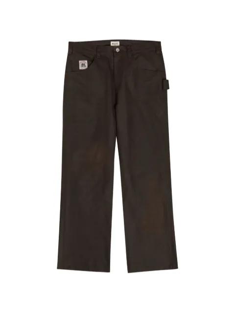 patch-pocket trousers by BODE