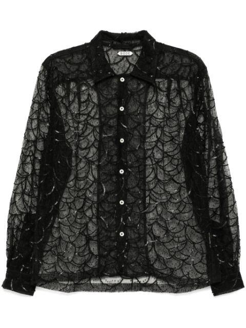 pewter shoal shirt by BODE