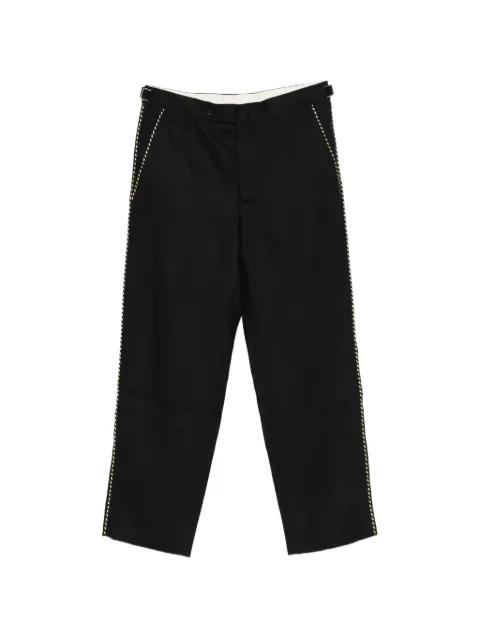 piping trousers by BODE