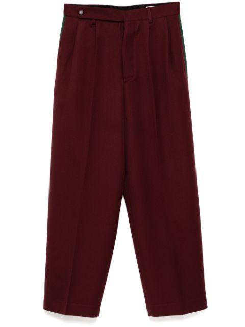 riding twill braided trousers by BODE