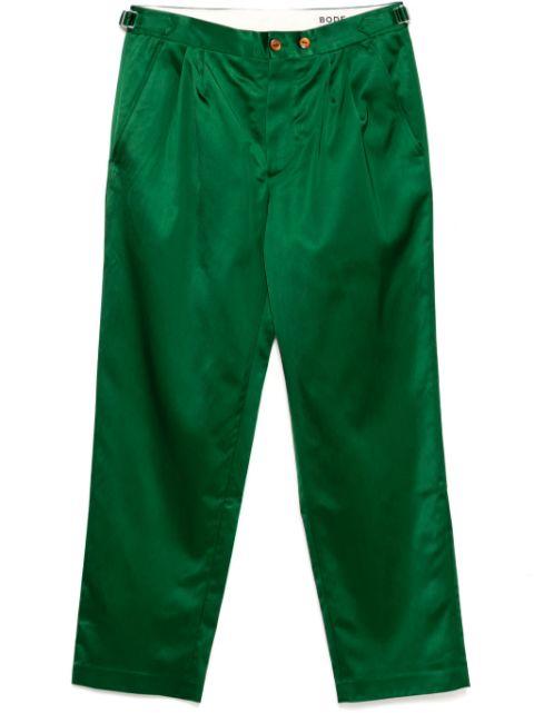 sheen pleated trousers by BODE