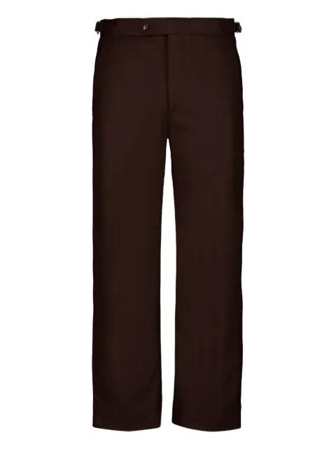 side-buckle trousers by BODE
