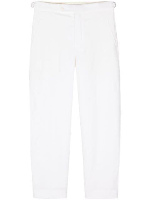 straight-leg cotton trousers by BODE