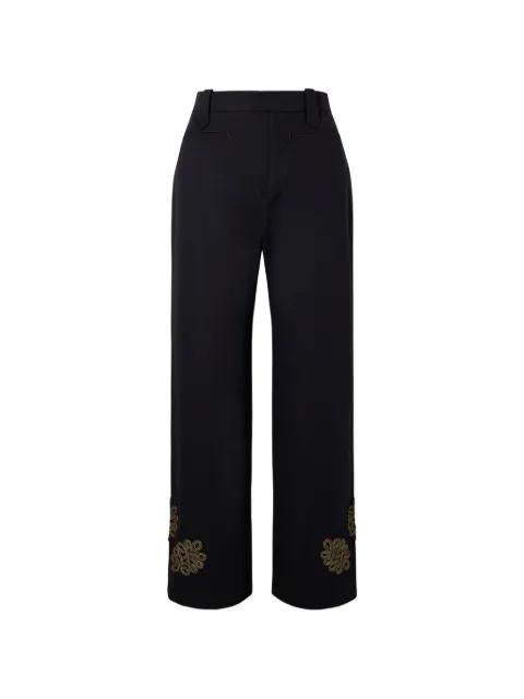 straight-leg trousers by BODE