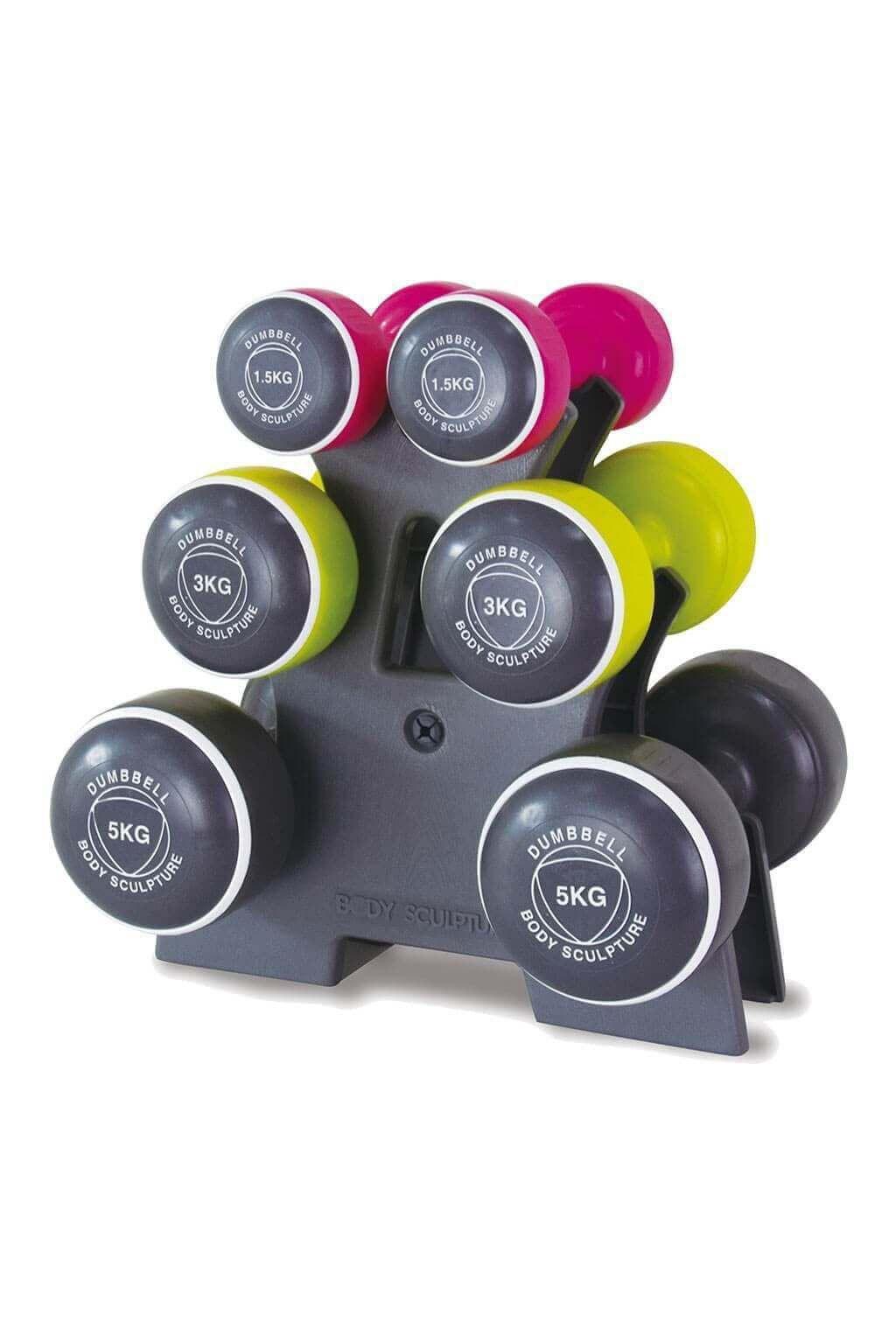 19kg Smart Dumbbell Tower by BODY SCULPTURE