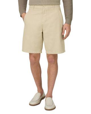 24.5" Cotton Linen Shorts by BOGGI MILANO