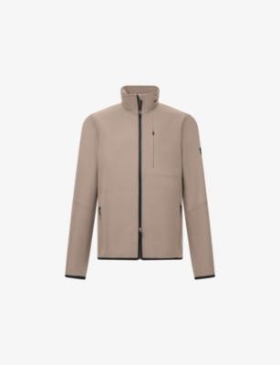 B Tech Funnel-Neck Stretch-Woven Jacket by BOGGI MILANO