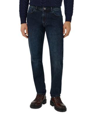 Blue Black Denim Jeans by BOGGI MILANO
