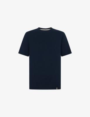 Branded Short-Sleeved Cotton-Blend T-Shirt by BOGGI MILANO