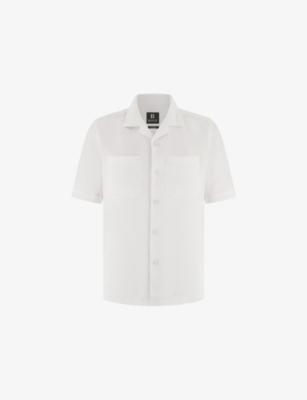 Camp-Collar Regular-Fit Linen Shirt by BOGGI MILANO