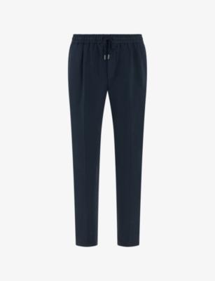 City Tapered-Leg Linen Trousers by BOGGI MILANO