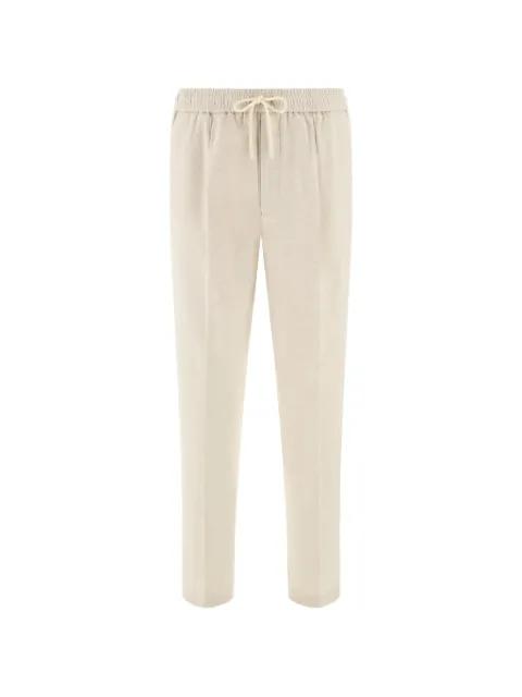 City drawstring-waist trousers by BOGGI MILANO