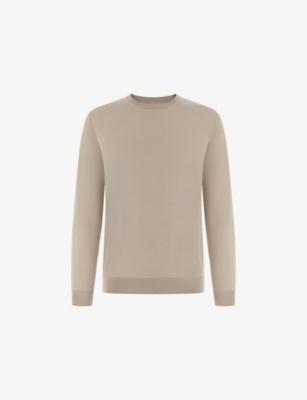 Crew Neck Superfine Wool Knit Jumper by BOGGI MILANO