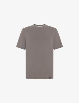 Crewneck Regular-Fit Stretch Cotton-Blend T-Shirt by BOGGI MILANO