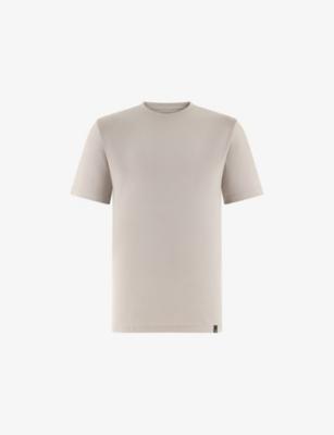 Crewneck Stretch Pima Cotton T-Shirt by BOGGI MILANO