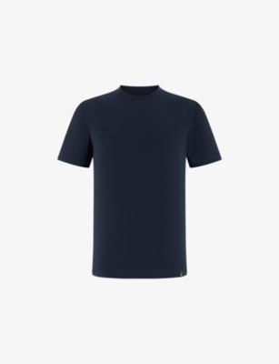 Crewneck Stretch Pima Cotton T-Shirt by BOGGI MILANO