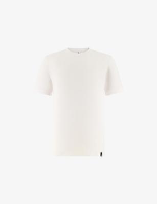 Crewneck Stretch Pima Cotton T-Shirt by BOGGI MILANO